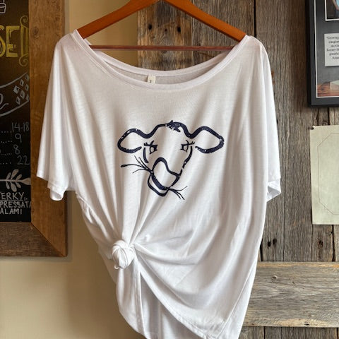 Slouchy Scoop Neck Tee