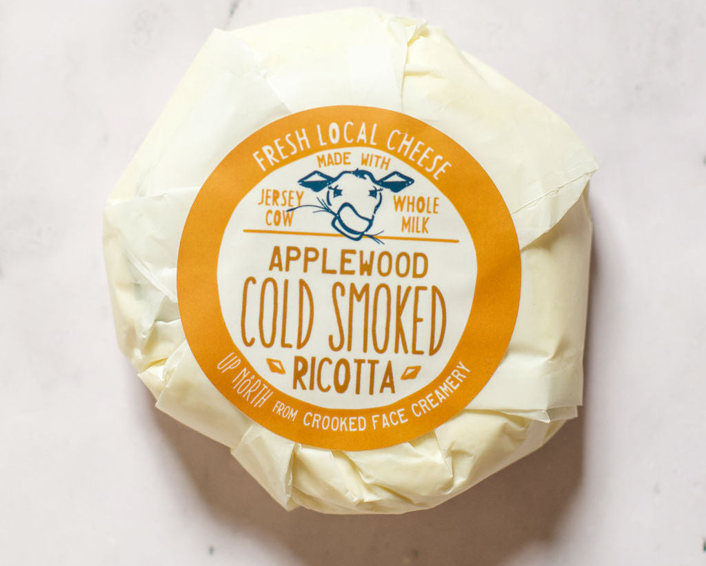   UP NORTH Applewood Cold Smoked Ricotta  