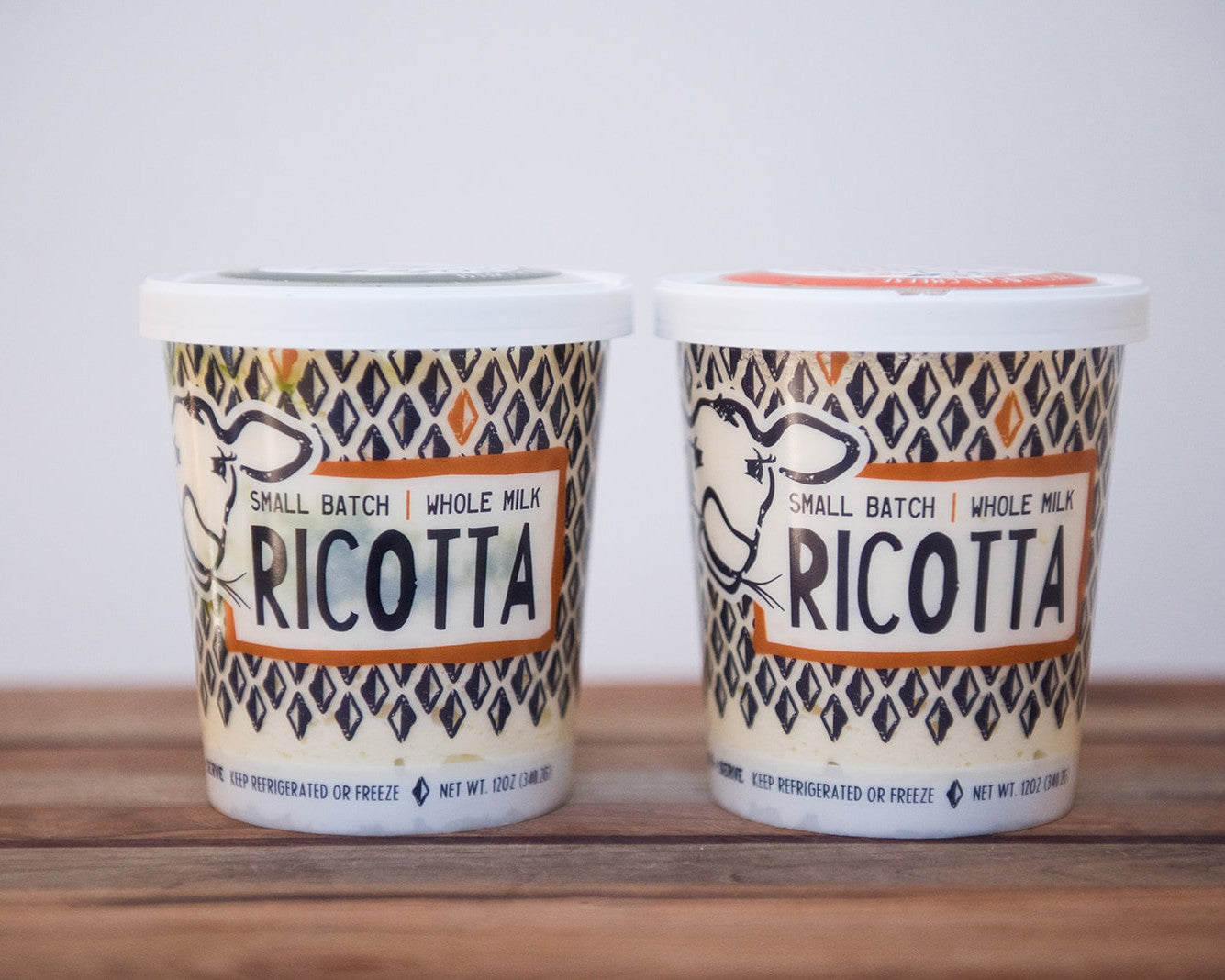 Food Club Ricotta Garlic & Rosemary Herbed Ricotta - Crooked Face Creamery