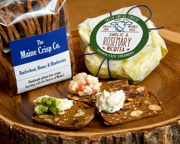 Food Club Ricotta Garlic & Rosemary Herbed Ricotta - Crooked Face Creamery
